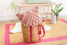 Load image into Gallery viewer, Rose Geo cushion