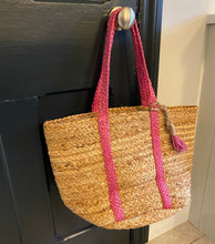 Load image into Gallery viewer, Pink Bag Basket Bag
