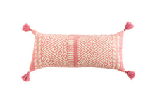Load image into Gallery viewer, Jaipur large pink geo Cushion
